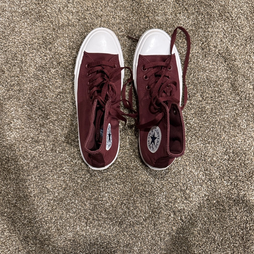 Converse Women's Dark Red Sneakers